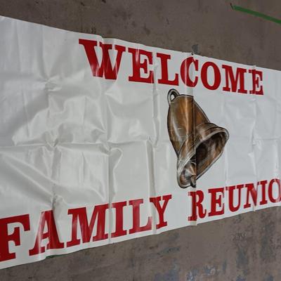 Welcome Family Reunion Banner