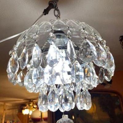 Gorgeous Crystal prisms hanging lamp