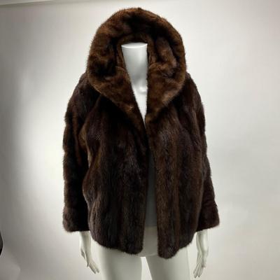 1943 Ladies Vintage Brown Mink Jacket