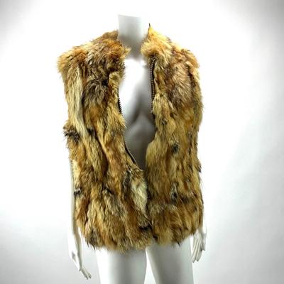 1947 Vintage Ladies Unbranded Coyote Fur Vest