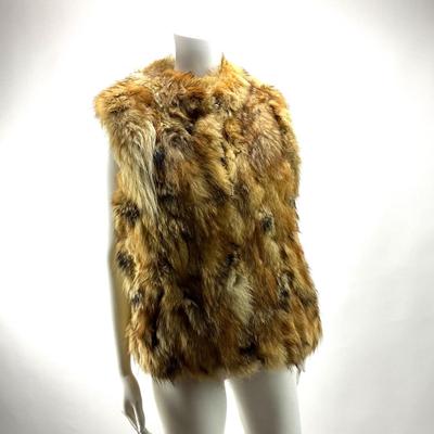 1947 Vintage Ladies Unbranded Coyote Fur Vest