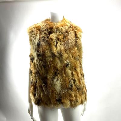 1947 Vintage Ladies Unbranded Coyote Fur Vest