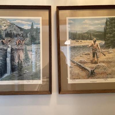 Rick Kelley framed and signed art