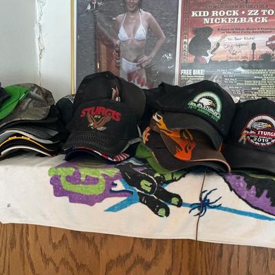 Lots of trucker hats