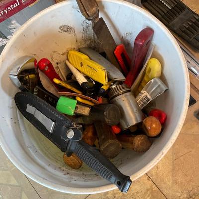Full bucket 4 of tools
