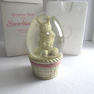 Dept 56 Snowbunnies Water Globe