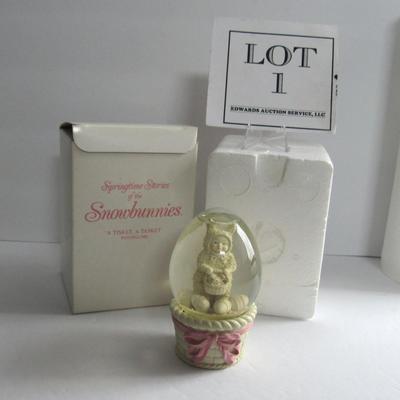 Dept 56 Snowbunnies Water Globe