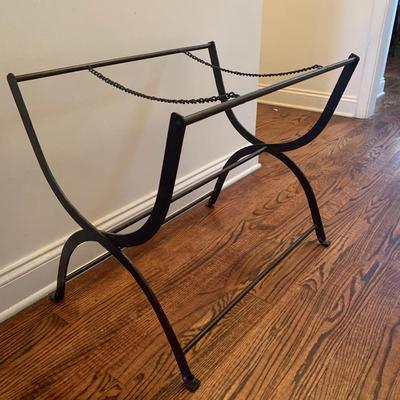Unique Wrought Iron Tray Table (LR-KW)