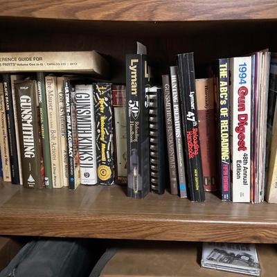 3 shelves of Gunsmith books