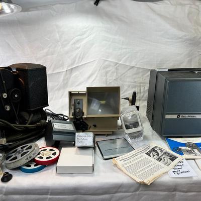 Home Movie Projector, slicer, film viewer vintage processed film