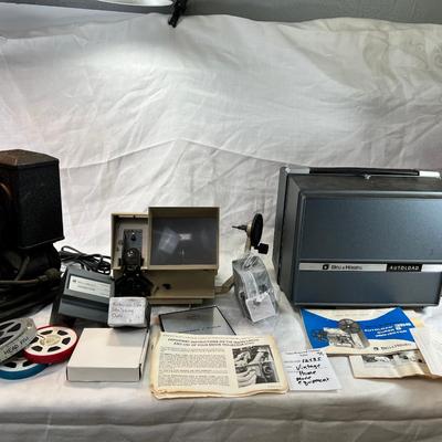 Home Movie Projector, slicer, film viewer vintage processed film