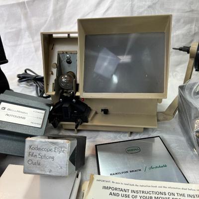Home Movie Projector, slicer, film viewer vintage processed film