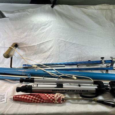 Tripods and lights