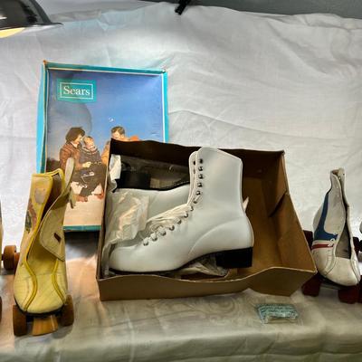 Vintage Sears ice skates