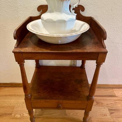 Early 1900's Wash Basin & Stand