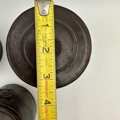 Vintage Nippon Kogaku Tokyo Leather Boxes for Lens