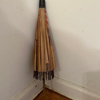 Antique Paper & Bamboo Parasol