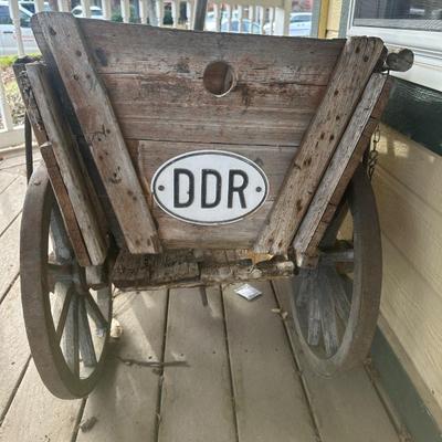 Antique German Goat Cart