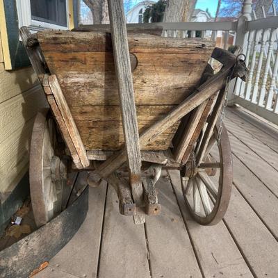 Antique German Goat Cart