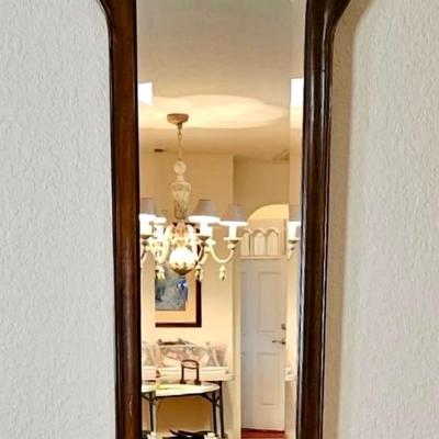 Lot 46 Antique Chair Magazine Rack Mirror