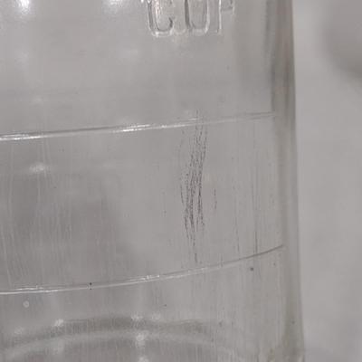 Vintage Hazel Atlas Chopping Jar- 1 Cup Capacity