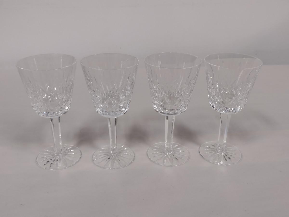 Waterford Lismore Set of 2 Claret Crystal Glasses 