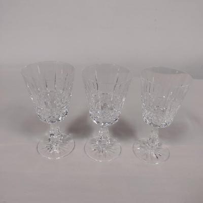 Waterford Crystal Water Goblets- Set of Three- Possibly Kylemore Pattern