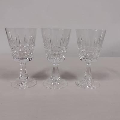 Waterford Crystal Water Goblets- Set of Three- Possibly Kylemore Pattern