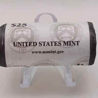 2016 P U.S. Mint Uncirculated Sacagawea $25 Unopened Roll of $1 Coins (#110)