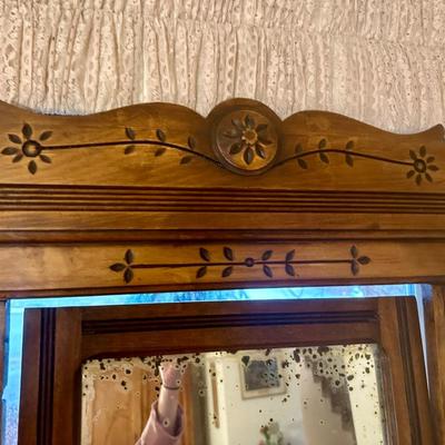 1880's Eastlake Dresser with Removable Tilting Mirror