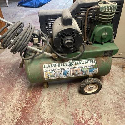 Vintage Campbell Hausfeld air compressor