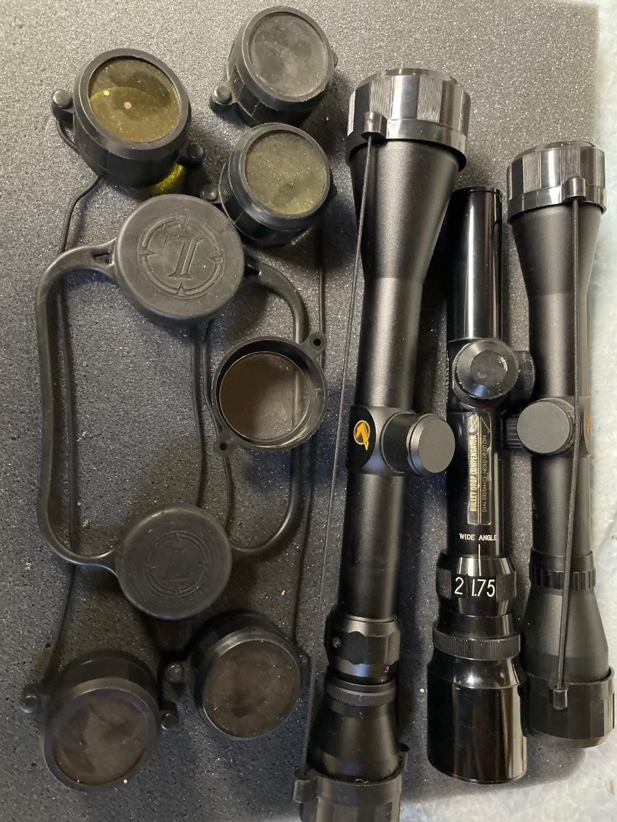 3 larger gun scopes