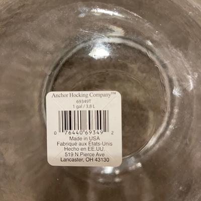 1 gal glass canister.