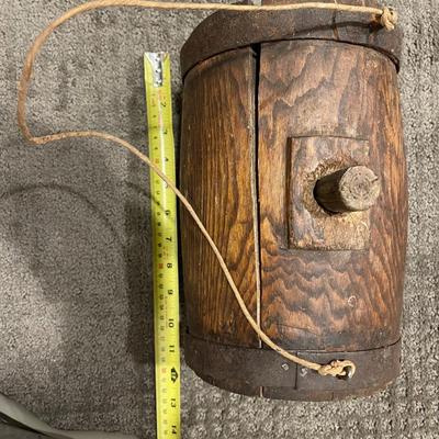 Antique dog keg.