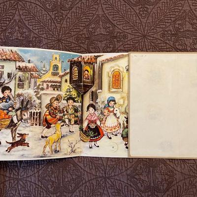 5- Vintage German fold out Advent Calandars.