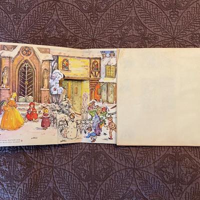 5- Vintage German fold out Advent Calandars.