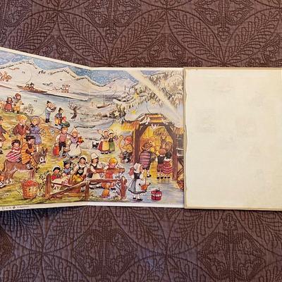 5- Vintage German fold out Advent Calandars.
