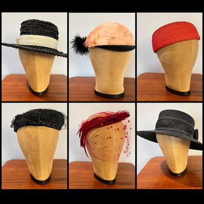 Lot of 6 Vintage Hats Fascinator (2 of 3)