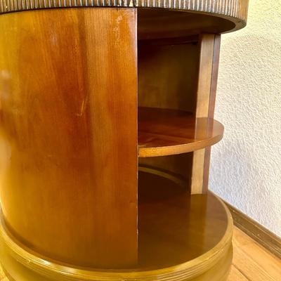Vintage Art Deco Oval Occassional Table