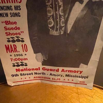 Elvis & Johnny Cash Poster 1957