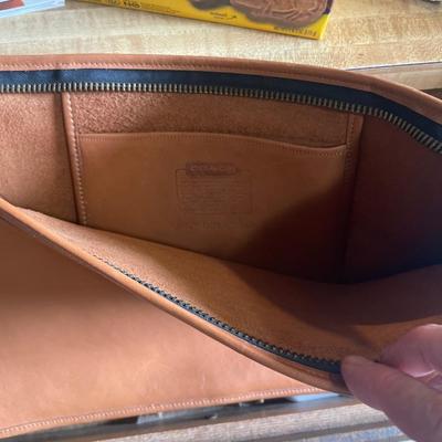 Coach Leather Laptop Satchel