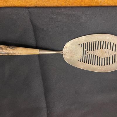 200 year old Sterling Fish Server
