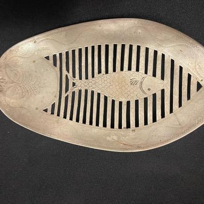 200 year old Sterling Fish Server