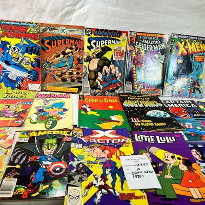 Comic book lot 1980s