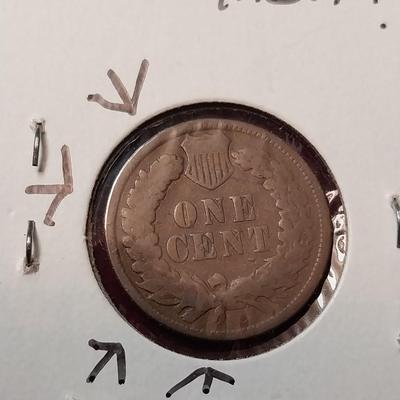 1897 INDIAN HEAD PENNY WITH MINT ERRORS