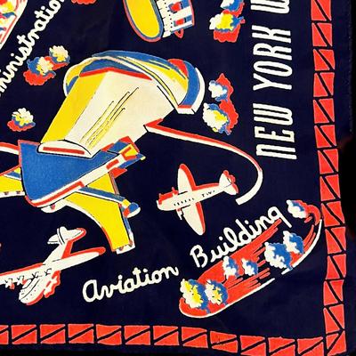 Big Scarf Lot Designer, Silk, Vntg., Contemp. -Liberty London, 1939 Worlds Fair