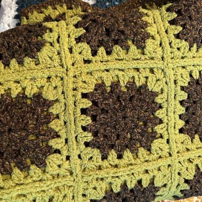 Crochet Afghan Lot
