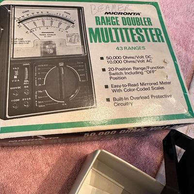 Multimeter tester