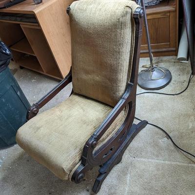 Victorian Eastlake Style Platform Rocker Rocking Chair