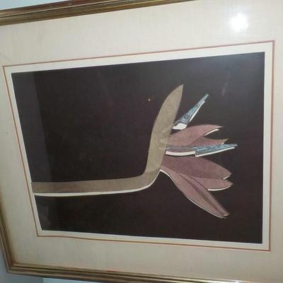 Bird of Paradise by "Pessia" 29 x 35.